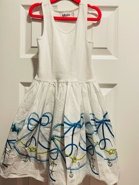 Molo nautical dress - size 122/128